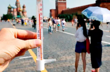 В Москве наблюдается рекордная жара