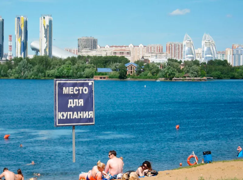 Четыре зоны отдыха Москвы признаны безопасными для купания